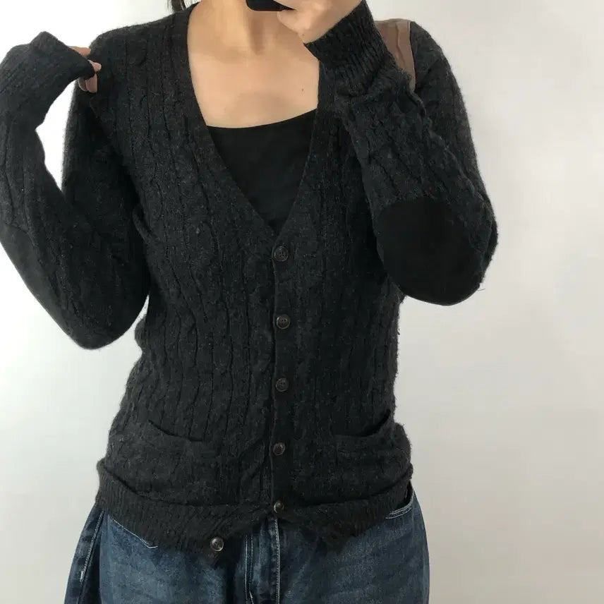 [BUNJANG] Polo Ralph Lauren Women's Cashmere Blend Wool Cardigan / [M] 폴로 우먼 캐시혼방 울 가디건