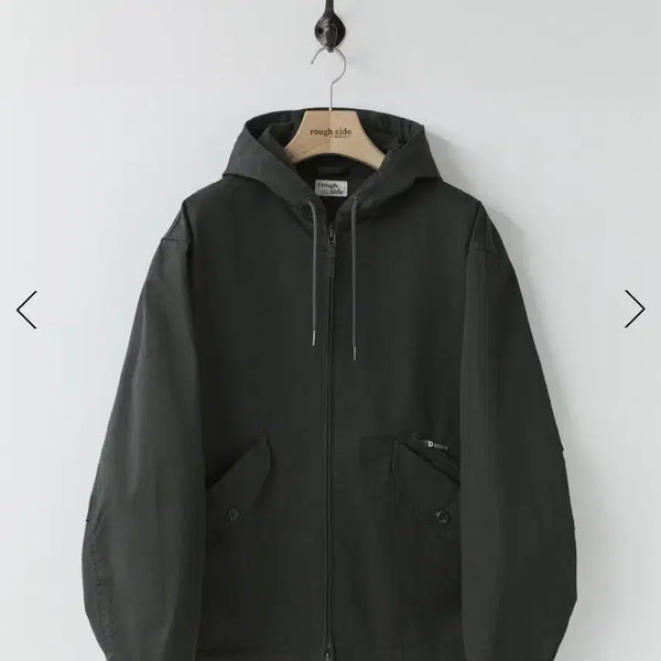 [BUNJANG] Rough Side Heel Parka Charcoal Size 1 / 26ss 러프사이드 힐파카 차콜 1사이즈