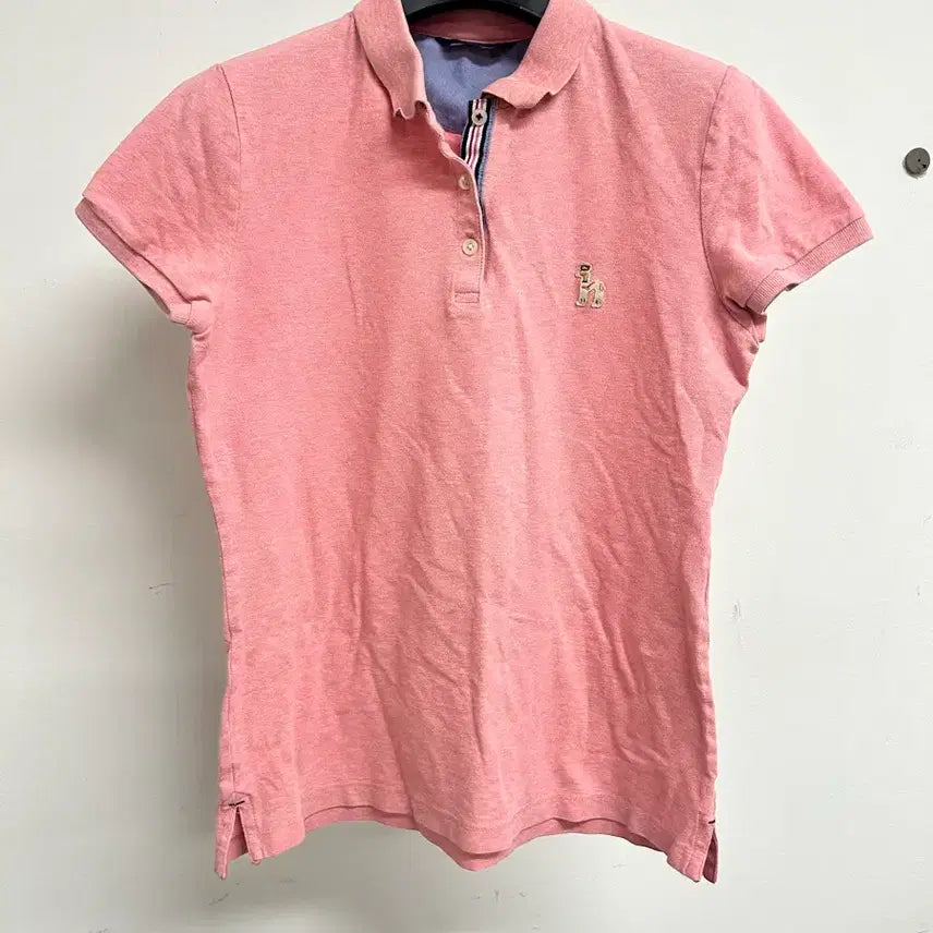[BUNJANG] Hazzys Pink Polo Shirt Size 90 / 헤지스 핑크 카라티 90