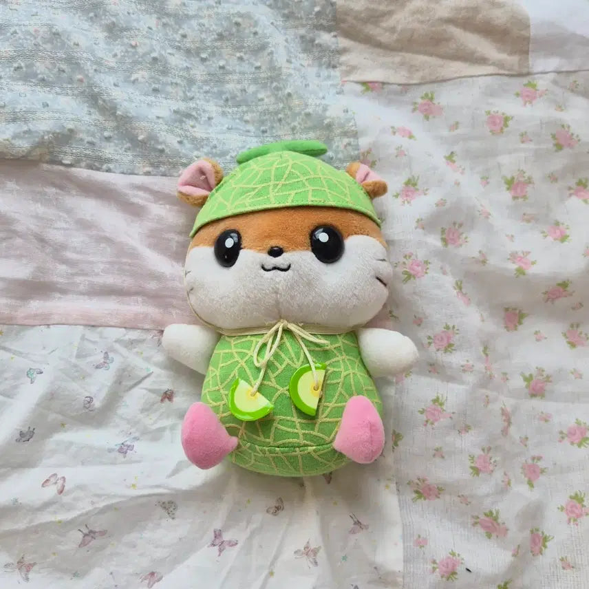 [BUNJANG] Sanrio San-X Melone Kuriring Hamster Vintage Doll / 고전 빈티지 인형 산리오 산엑스 메론 쿠리링 햄스터 레어