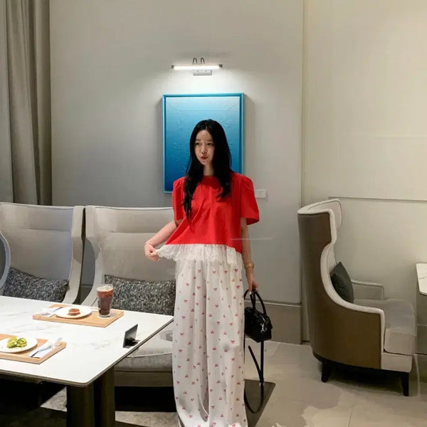 [BUNJANG] Bysini Ribbon Pleats Pants Ivory / 바이씨니 제작 리본플리츠 팬츠 아이