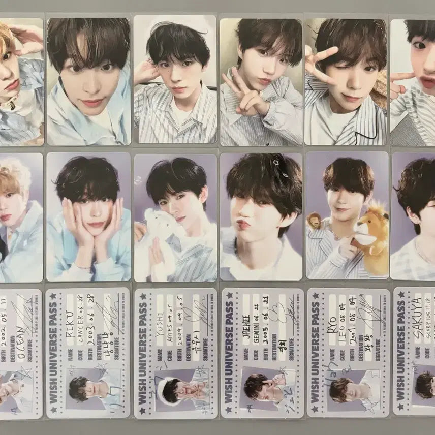 [BUNJANG] NCT WISH 2025 Season's Greetings Bundle Set Photocard / 엔시티위시 2025 시그 포카 일괄 판매합니다!!