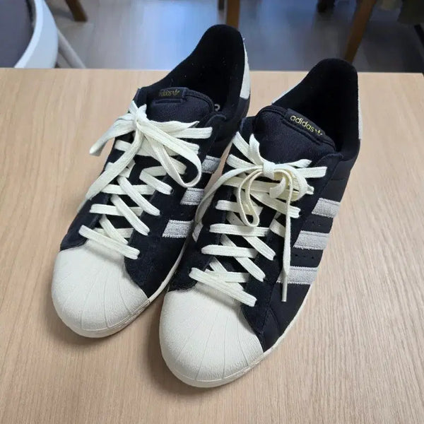 [BUNJANG] Adidas Superstar 82 Black White US 8.5 / 아디다스 슈퍼스타 82 블랙화이트 265