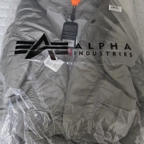[BUNJANG] Alpha Industries MA-1 Vintage Grey Bomber Jacket / [XL] 알파인더스트리 빈티지그레이 MA-1 봄버