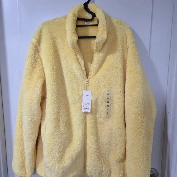 [BUNJANG] Uniqlo Yellow Fleece Zip-Up XL / 유니클로 옐로우 플리스 집업 XL