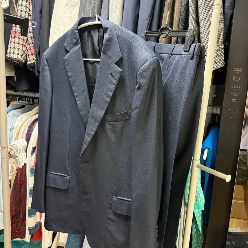 [BUNJANG] Brioni Birdseye Navy Suit 50 / 브리오니 버드아이 네이비 수트 50