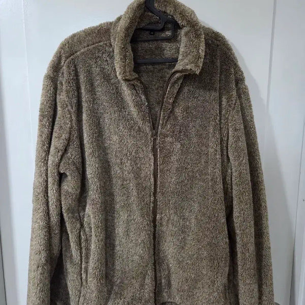 [BUNJANG] TOPTEN Fleece Zip-Up Jacket Brown (Size 115) / 탑텐 플리스 집업 자켓 브라운 115