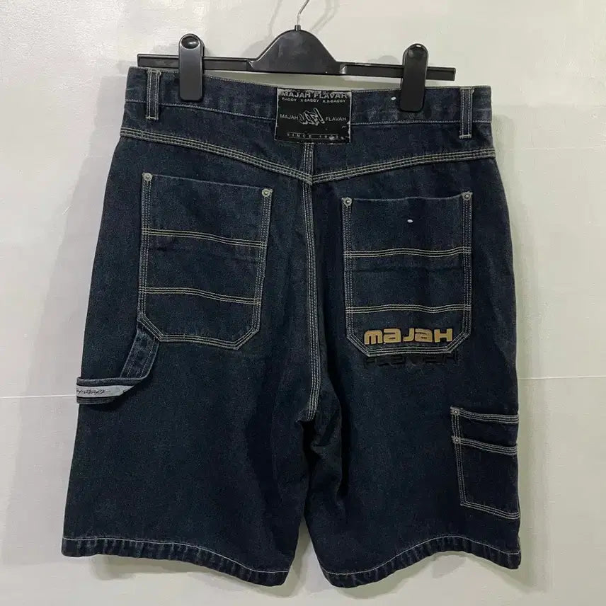 [BUNJANG] Majah Flavah Carpenter Bermuda Shorts Size 32 / Majah Flavah 마자 플라바 카펜터 팬츠 버뮤다 팬츠 쇼츠 반바지 MF 32사이즈