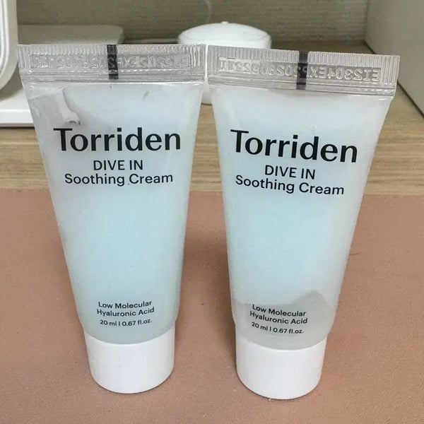 [BUNJANG] Torriden Dive-In Soothing Cream Set (20ml + 20ml) / 토리든 다이브인 수딩 크림 20ml+20ml 미개봉