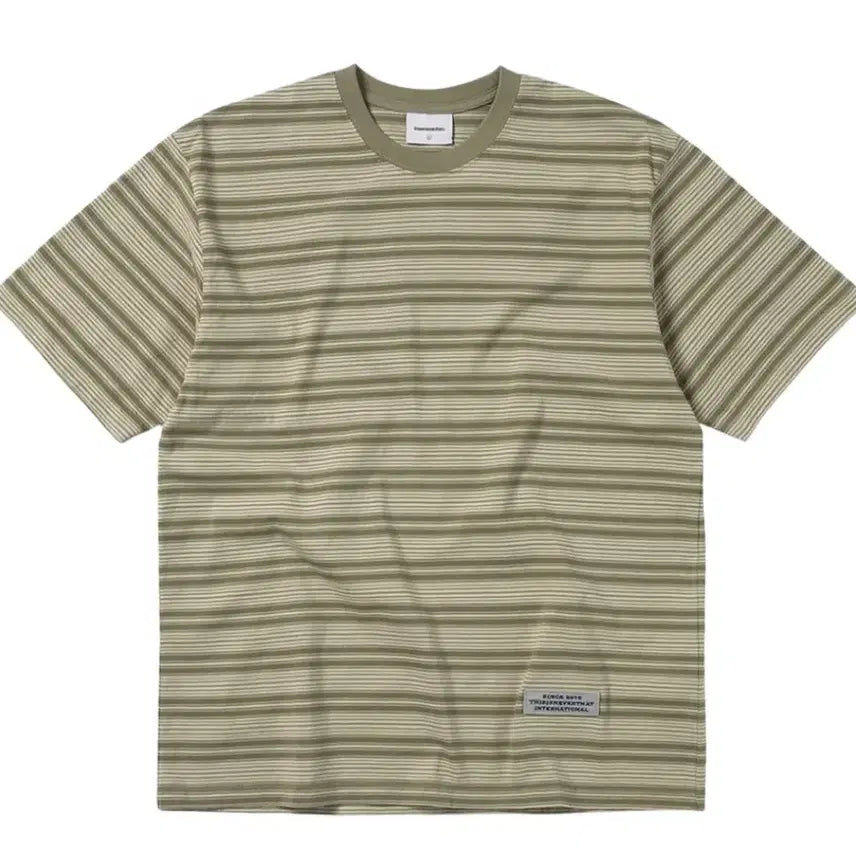 [BUNJANG] thisisneverthat Striped T-Shirt Brown L / 디스이즈네버댓 스트라이프 티셔츠 브라운 L