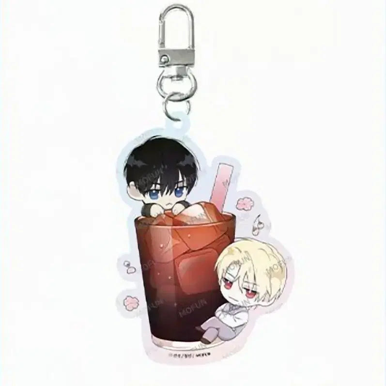 [BUNJANG] Mofun Guiding Hazard Acrylic Keyring / (미개봉새상품)모펀 가이딩해저드 키링