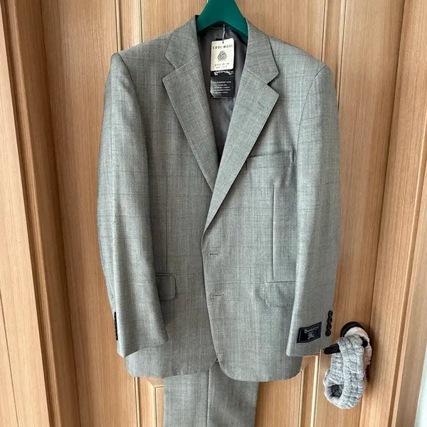 [BUNJANG] Burberrys Mohair Suit (Deadstock) - Sanyo Shoji License Era / 버버리 모헤어 수트 105 산요상회 데드스탁