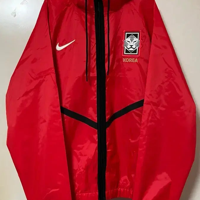 [BUNJANG] Nike 26-28 Korea National Football Team Anthem Jacket Windbreaker Red / 나이키 26-28 대한민국 축구 국가대표팀 앤썸자켓 바람막이 레드