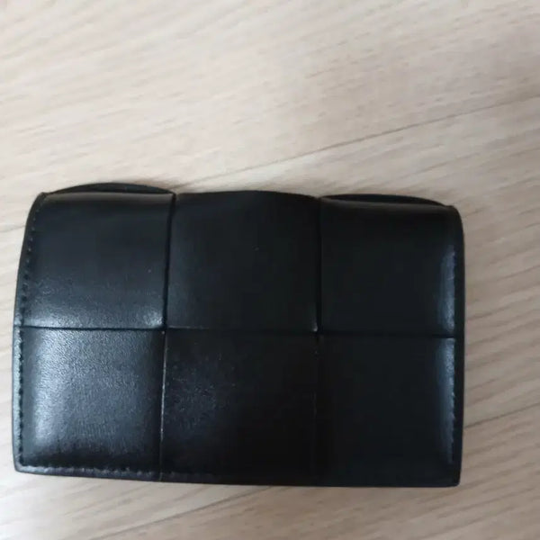 [BUNJANG] Bottega Veneta Cassette Card Holder Black / 보테가베네타 카세트 카드지갑 블랙 새상품