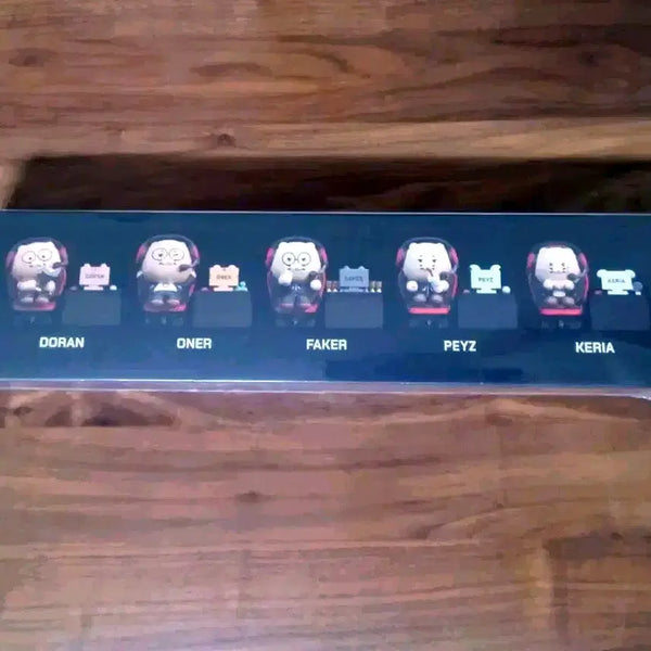 [BUNJANG] T1 Chunsik Random Figure Set (5 Types, Full Box) / T1 티원 춘식이 랜덤 피규어 5종 풀박스 / 미개봉