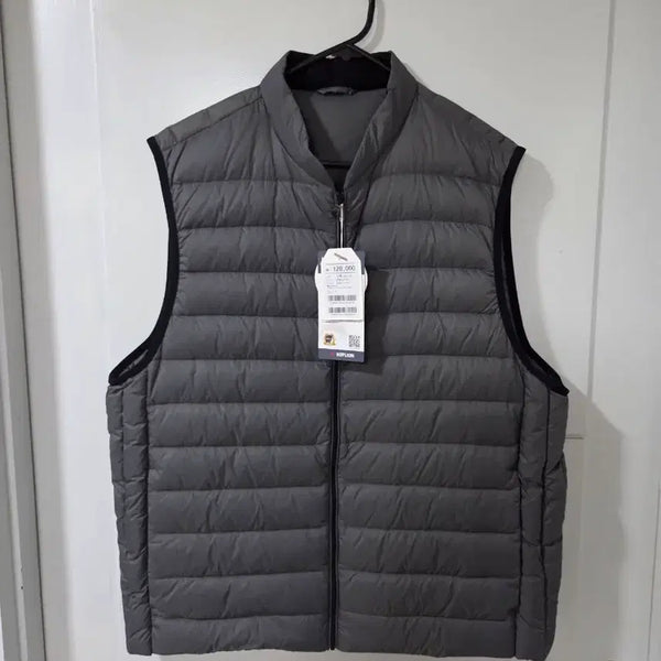 [BUNJANG] OLZEN Lightweight Goose Down Vest Dark Grey / OLZEN 올젠 경량 구스다운 조끼 다크그레이 115