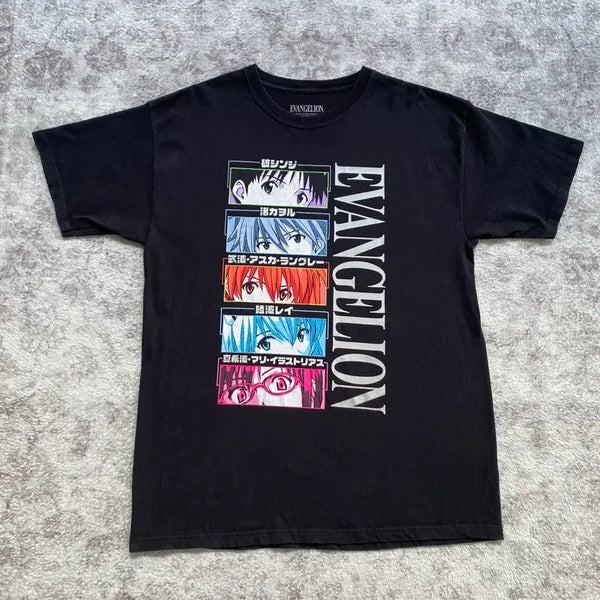 [BUNJANG] Evangelion Official Animation T-Shirt / 에반게리온 오피셜 애니메이션 티셔츠 애니티