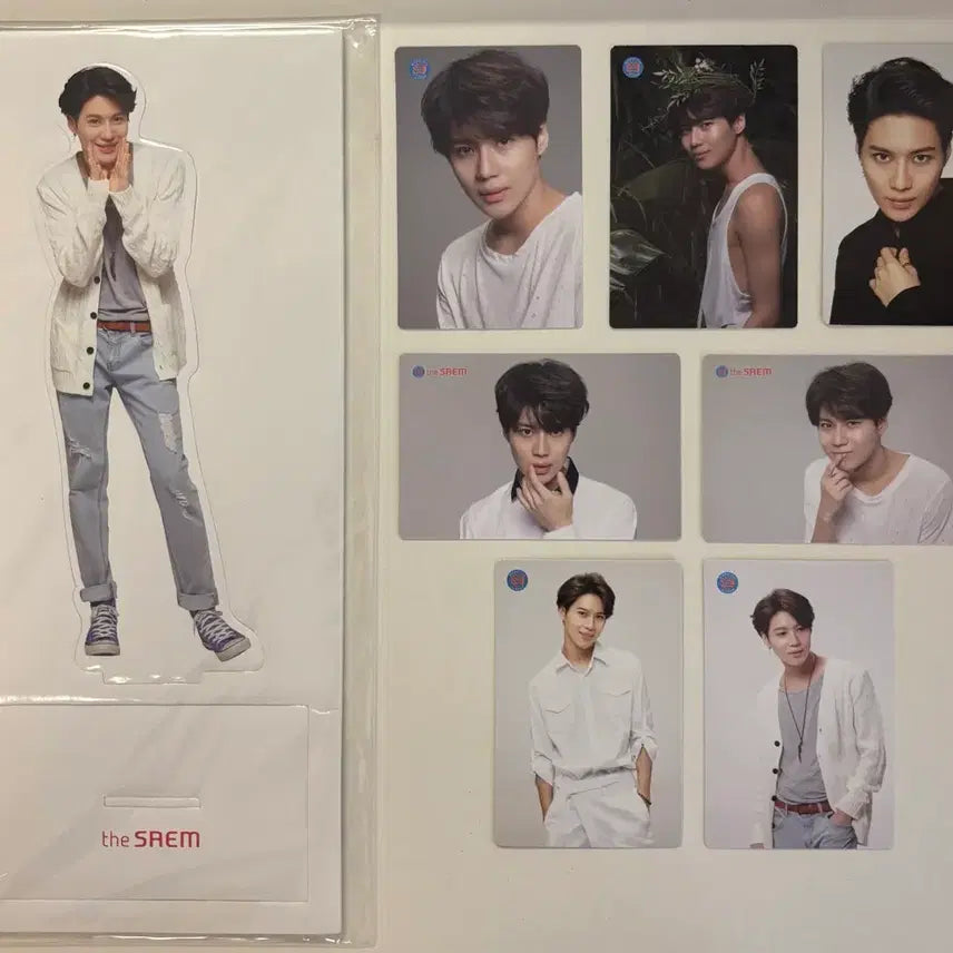 [BUNJANG] Taemin The Saem Photocard & Standee Set / 태민 더샘 포카+등신대 세트