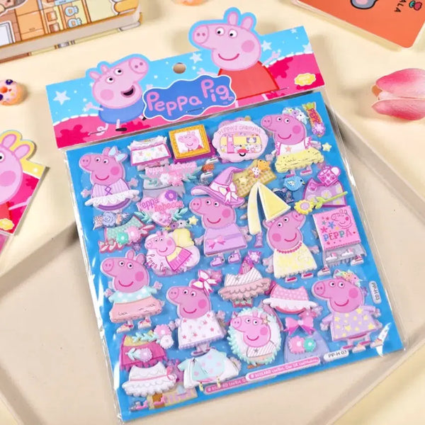 [BUNJANG] Peppa Pig Dress-Up Sticker Book (Sealed) / 미개봉)페파피그 옷입히기 스티커