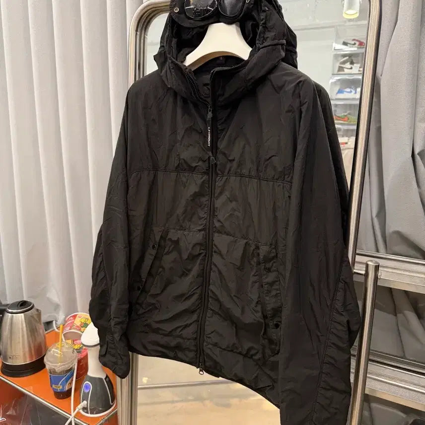 [BUNJANG] CP Company G.D.P Hooded Goggle Jacket Black Size 50 / CP컴퍼니 G.D.P 후드 고글 자켓 블랙 50