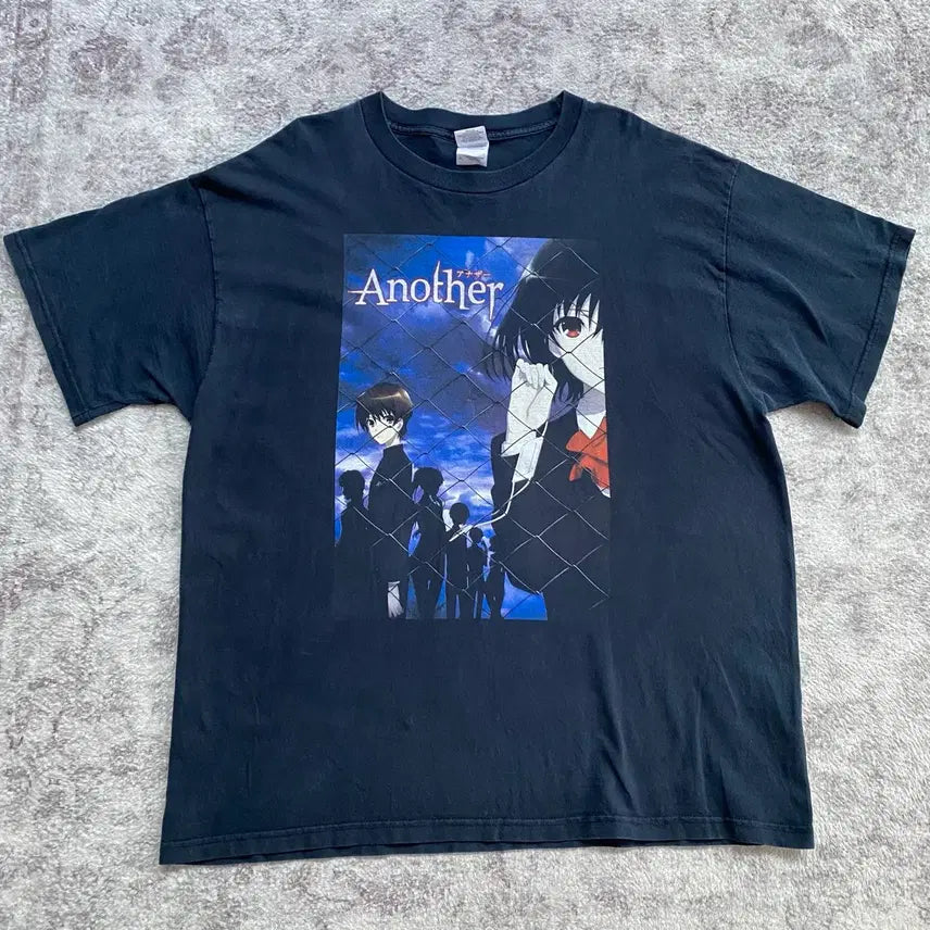 [BUNJANG] Another Bootleg Animation T-Shirt / 어나더 Another 부틀렉 애니메이션 티셔츠 애니티