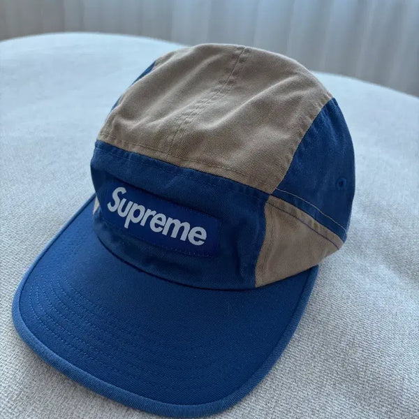 [BUNJANG] Supreme Camp Cap Blue Beige / 슈프림 캠프캡 블루 베이지
