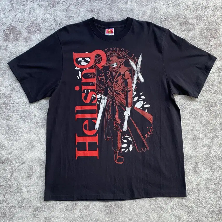 [BUNJANG] Hellsing Bootleg Animation T-Shirt / 헬싱 부틀렉 애니메이션 티셔츠 애니티