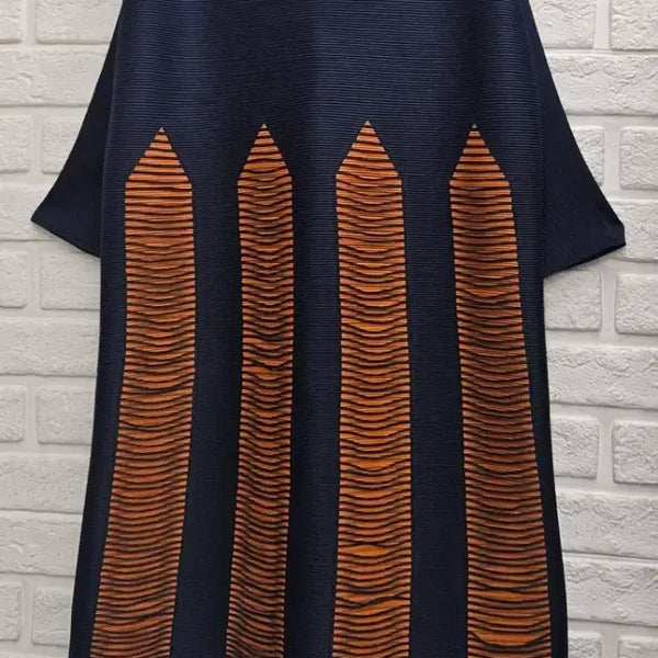 [BUNJANG] Pleated Dress/T-Shirt / A4883  플리츠/ 원피스/티 (VBKC)