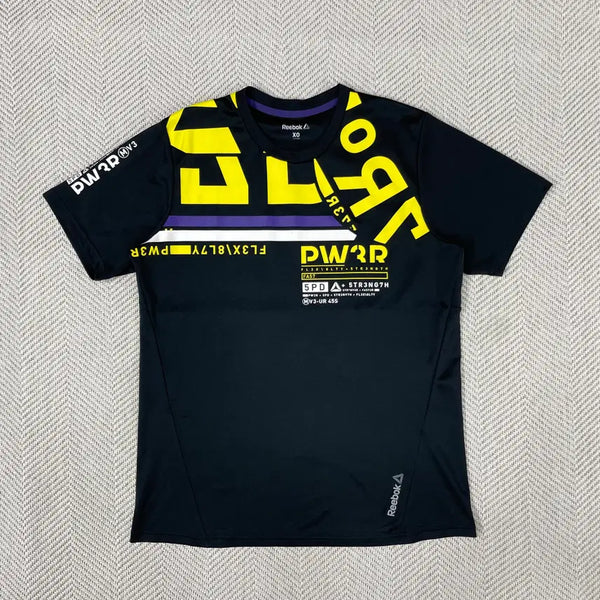 [BUNJANG] Reebok Printing Short Sleeve T-Shirt / 리복 프린팅 반팔 티셔츠