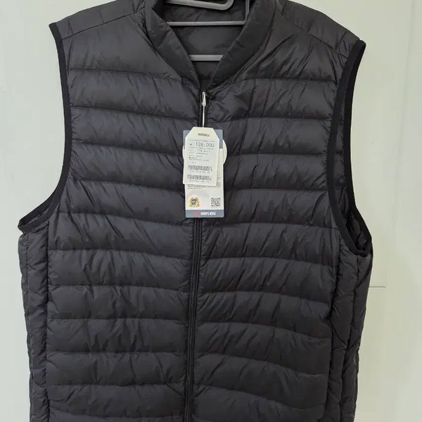 [BUNJANG] OLZEN Goose Down Lightweight Padded Vest Black / OLZEN 올젠 구스다운 경량 패딩 조끼 블랙 115