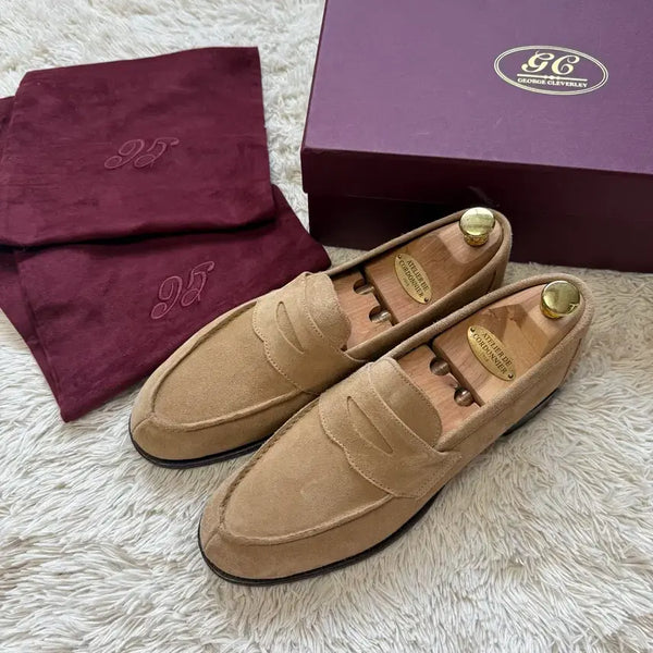 [BUNJANG] George Cleverley Cannes Loafers Beige UK 9 / 조지 클레버리 칸(cannes) 로퍼 베이지 uk9