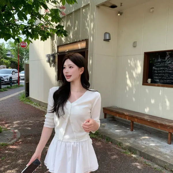 [BUNJANG] Shopminette Clean Shorts White / [새상품] 샵미네트 클린 쇼츠 clean shorts