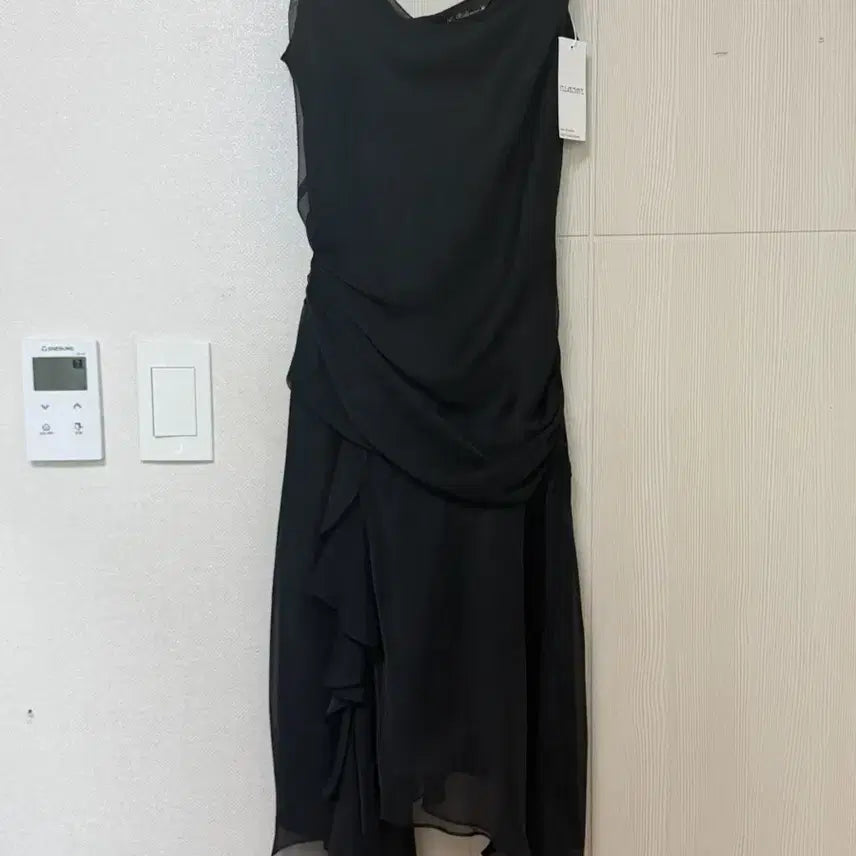 [BUNJANG] Vintage Japanese Black Midi Dress / 일본 빈티지 원피스 블랙 올아카이브