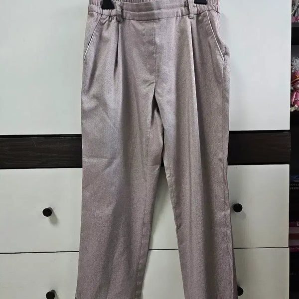 [BUNJANG] Linen Slacks Pants (Size-Free) / 진베이지 ? 린넨 슬렉스 바지 팬츠
