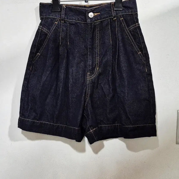 [BUNJANG] Barneys New York Two-Tuck Denim Shorts / 바니스뉴욕 투턱 쇼츠 데님 25ss