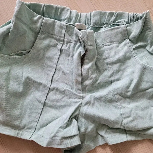 [BUNJANG] Light Mint Cotton Shorts [L] / [L] 연한 민트색 면 반바지
