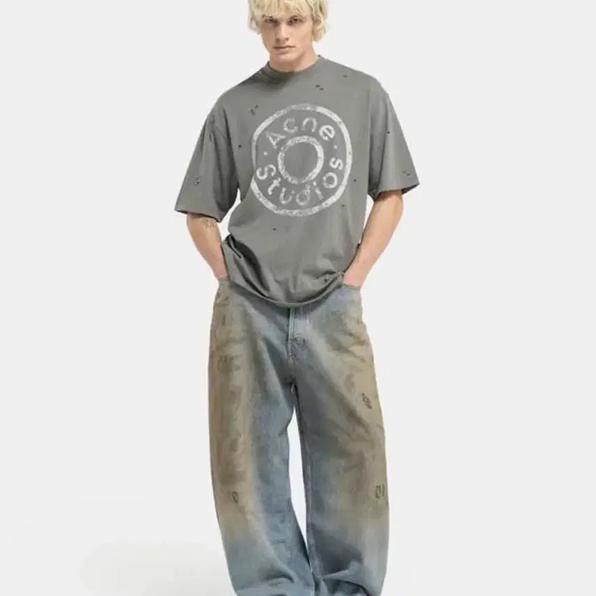 [BUNJANG] Acne Studios 2023 Men's Pencil Super Baggy Jeans / 46)아크네 2023M 페니실린 슈퍼배기진 데님