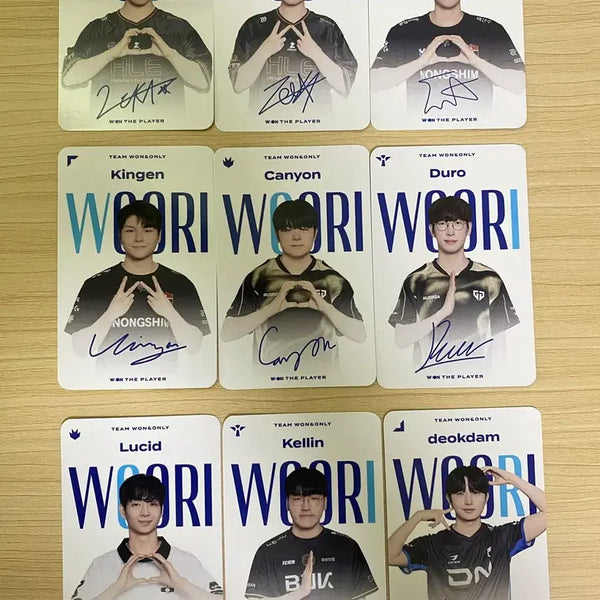 [BUNJANG] LCK Woori Bank Photocard Bundle Set / lck우리은행 포토카드 일괄판매