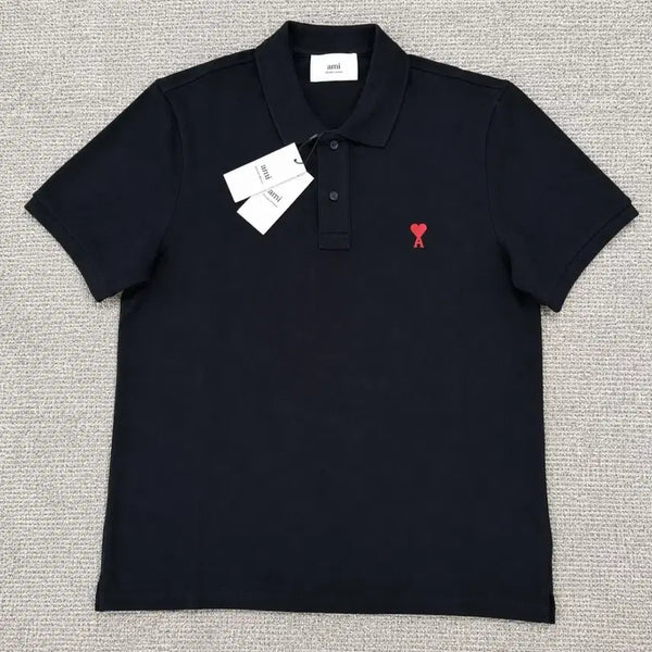 [BUNJANG] AMI Alexandre Mattiussi Half Sleeve Polo Shirt L New / (특가/무배)아미 반팔 카라티 정품 L 새상품