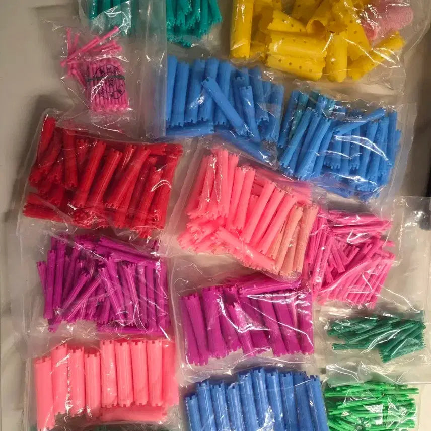 [BUNJANG] Beauty Salon Supplies Bundle Set / 미용재료(롯뜨,샴푸받침,헤어캡,컷트보,헤어비닐,커트가리개) 일괄판매