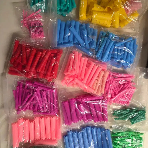 [BUNJANG] Beauty Salon Supplies Bundle Set / 미용재료(롯뜨,샴푸받침,헤어캡,컷트보,헤어비닐,커트가리개) 일괄판매
