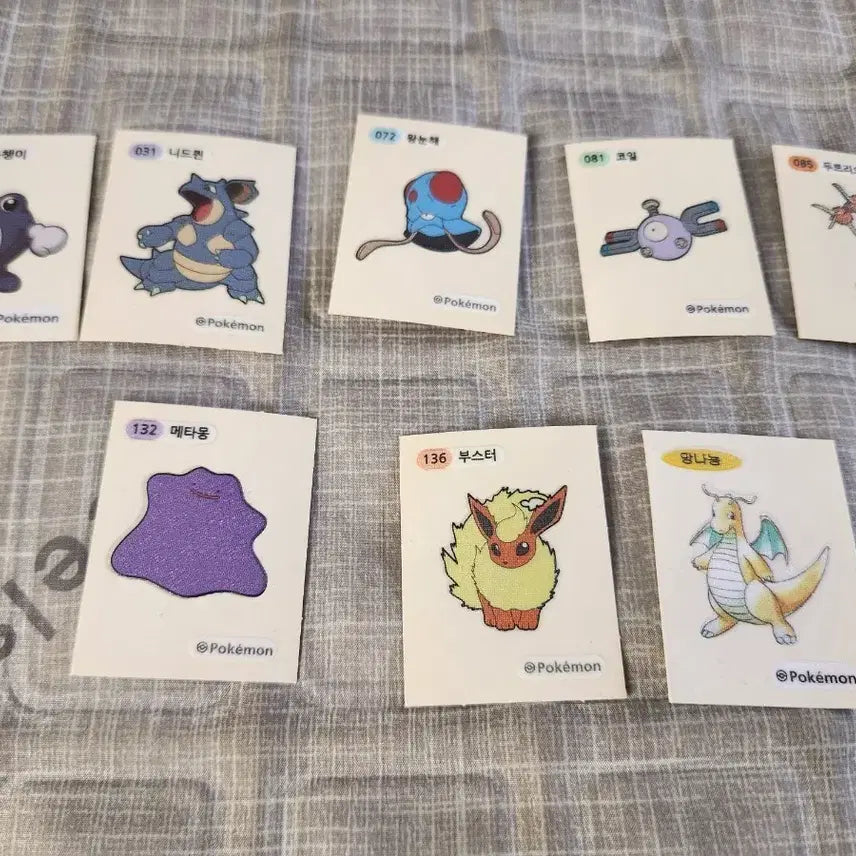 [BUNJANG] Pokemon Sticker Collection Bundle / 포켓몬 띠부씰