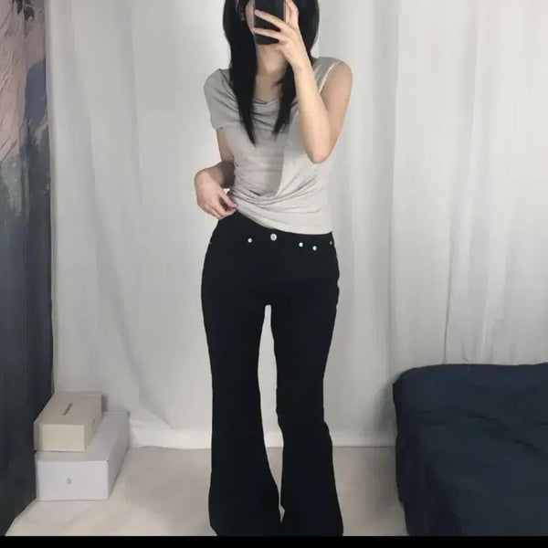 [BUNJANG] OOT Cotton Semi Bootcut Pants / [oot/ootj] 웨이 코튼 세미 부츠컷 팬츠