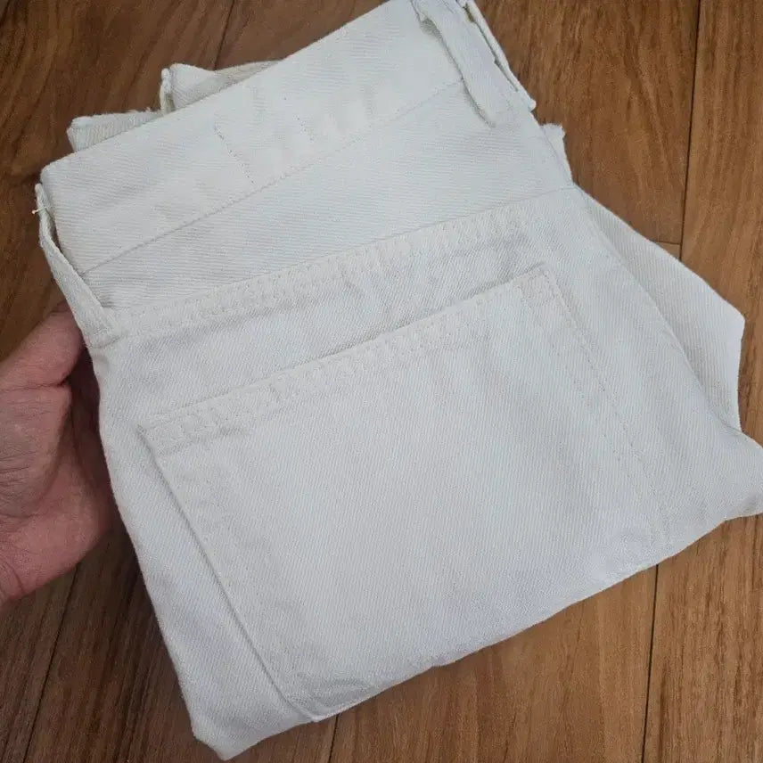 [BUNJANG] Sixth and Half M White Jeans / 식스앤어하프 M 화이트진