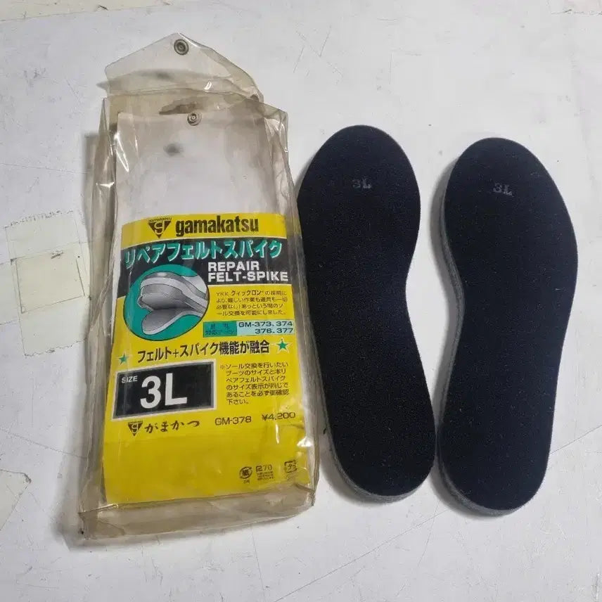 [BUNJANG] Gamakatsu Replacement Felt Spikes 3L (Size 270-280) / 가마카츠 교환용 펠트 스파이크 3L 새제품