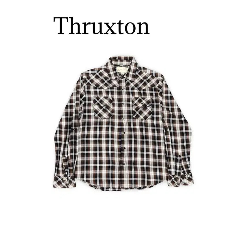 [BUNJANG] Thruxton Checkered Shirt / (95)Thruxton체크 셔츠