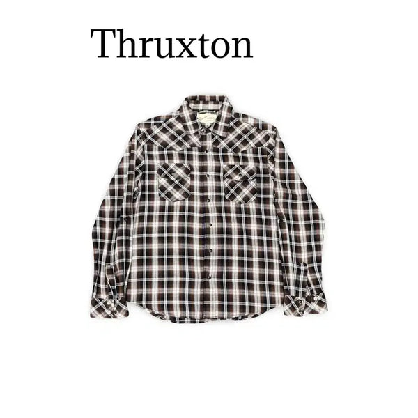 [BUNJANG] Thruxton Checkered Shirt / (95)Thruxton체크 셔츠