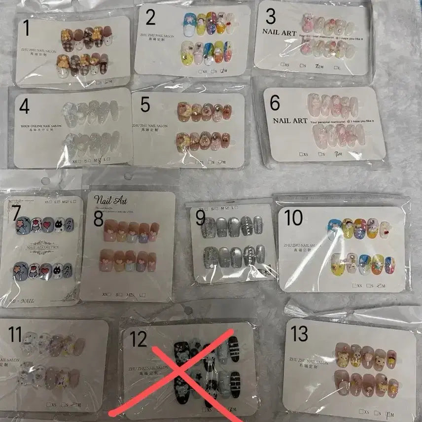 [BUNJANG] Nail Tips (Size M) / 네일팁 개당 3500