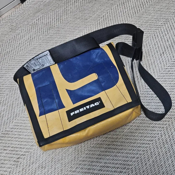 [BUNJANG] Freitag R502 Lassie Shoulder Bag Yellow Blue / 상태 최상 프라이탁 라씨 옐로우 블루 숄더백