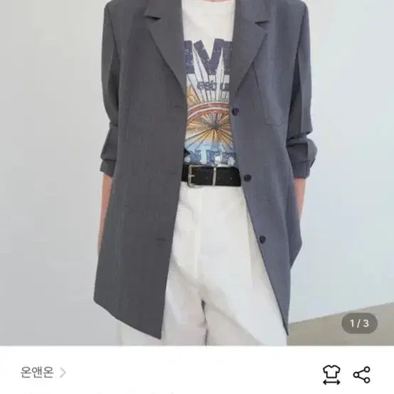 [BUNJANG] ON&ON Slim Fit Summer Shirt Jacket / 온앤온 슬림핏 썸머 셔츠 자켓